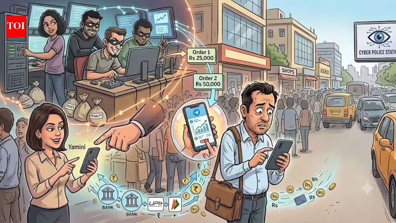 Fake work-from-home task leaves Bengaluru man poorer by Rs 44.8 lakh | Bengaluru News