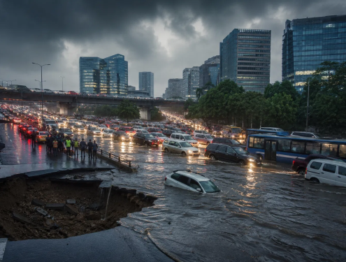 After roads cave in and traffic stalls, Gurugram advises corporates to work from home