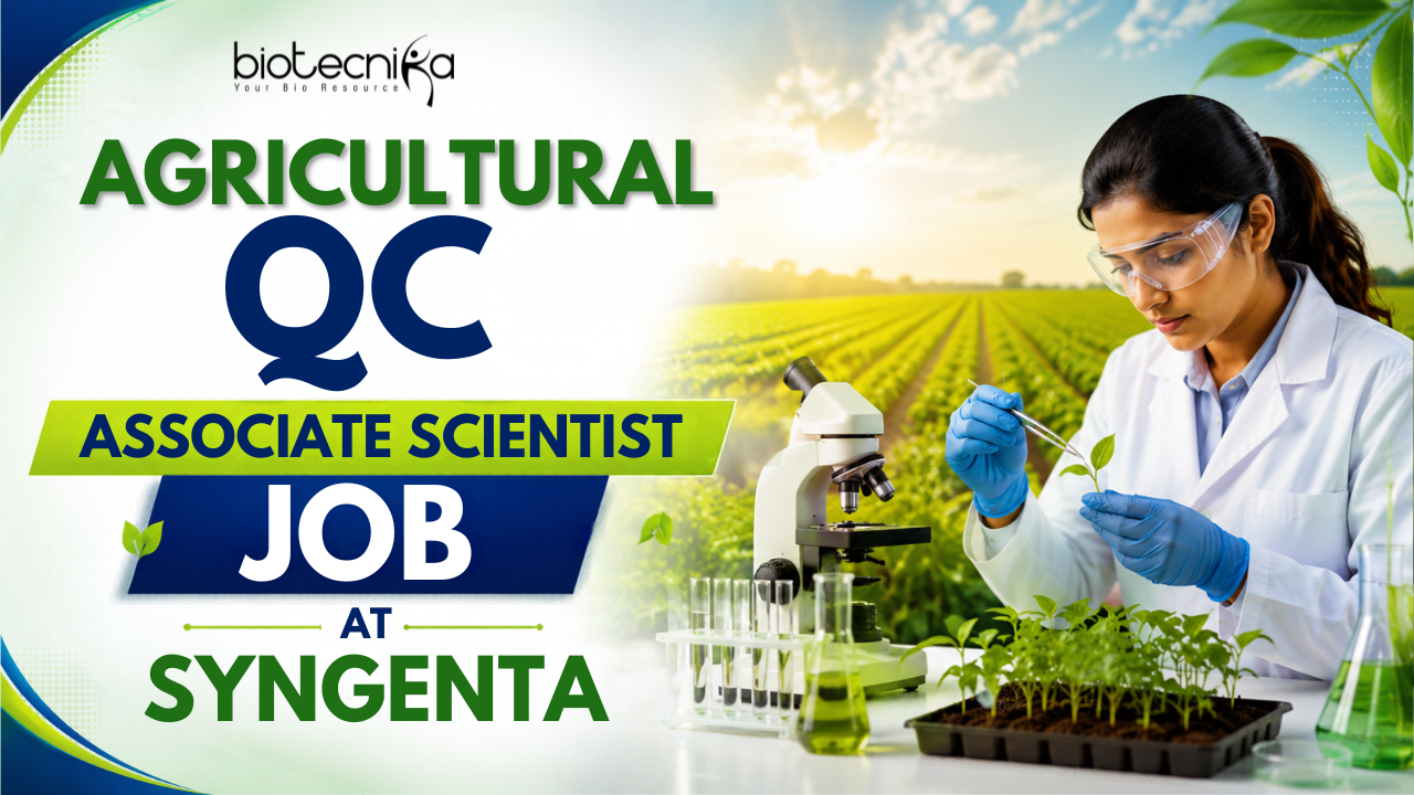 Agricultural QC Associate Scientist Job at Syngenta | Apply Online Now
