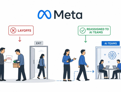Ahead of layoffs tomorrow, Meta shifts 7,000 employees into new AI-focused roles