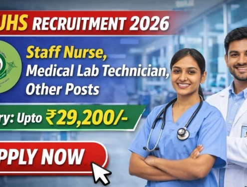 BFUHS Recruitment 2026 - Apply Online for 65 Staff Nurse, Medical Lab Technician, Other Posts