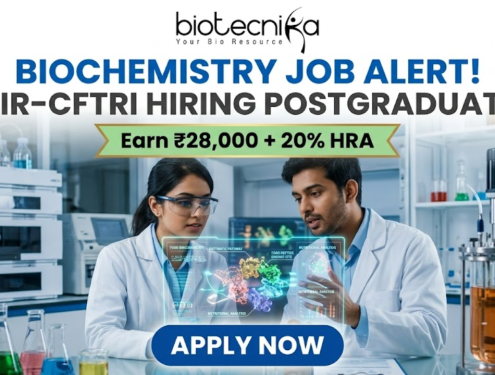 CSIR-CFTRI Hiring for Biochemistry Job