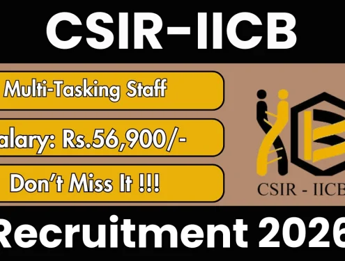 CSIR-IICB Multi-Tasking Staff Recruitment 2026