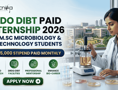 DRDO DIBT Paid Internship 2026 For MSc Micro & Biotech Student