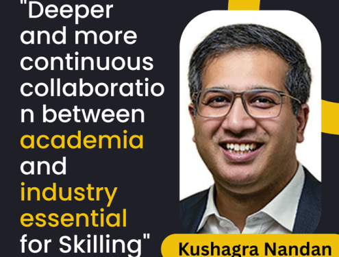 "Deeper and more continuous collaboration between academia and industry essential for Skilling", Kushagra Nandan, LNK Energy