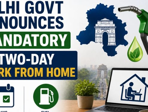 Delhi Govt Announces Mandatory Two-Day Work From Home Amid Fuel Conservation Drive