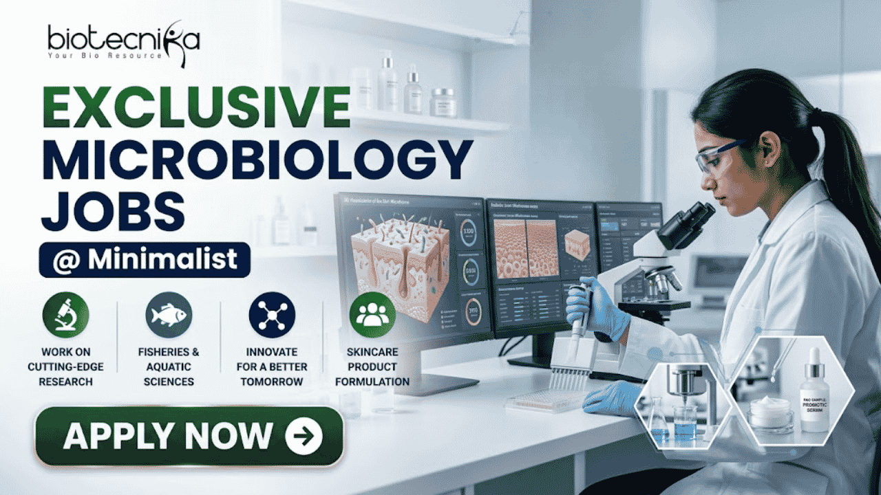 Exclusive Microbiology Jobs at Minimalist