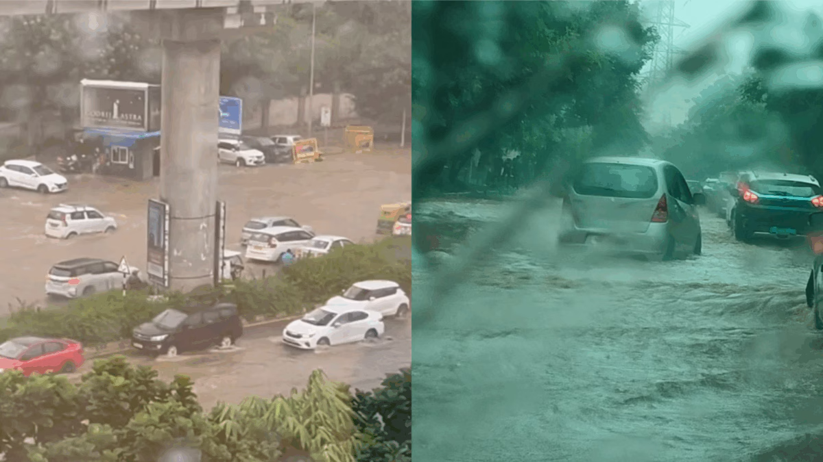 Gurgaon Orders Work-From-Home Till Friday As Rain Chokes Delhi-Jaipur Expressway, Key Roads | Gurgaon News