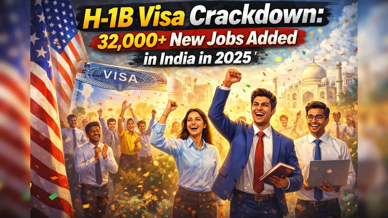 H-1B Visa Crackdown Spurs Big Tech's Offshore Shift: 32,000+ New Jobs Added in India in 2025 | Economy