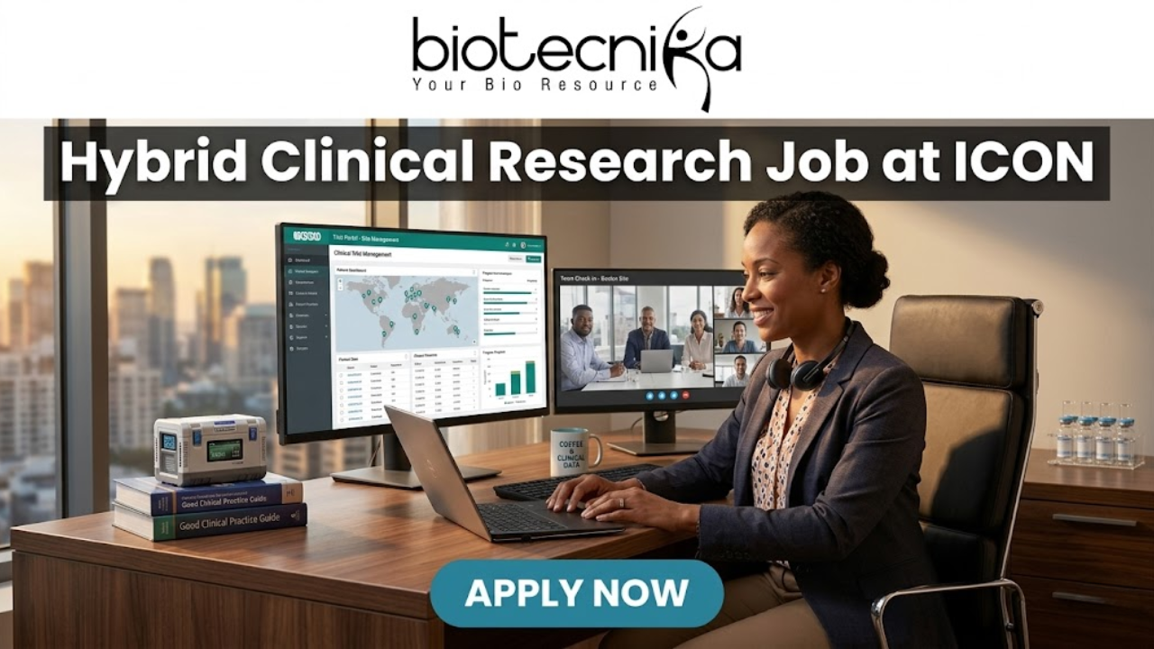 Hybrid Clinical Research Job at ICON