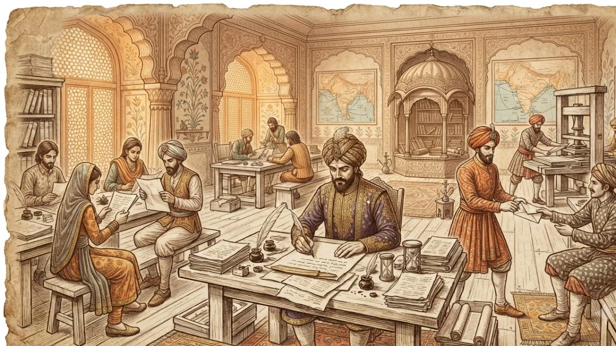 I imagined working in a 17th-century newsroom: Here's what it looked like