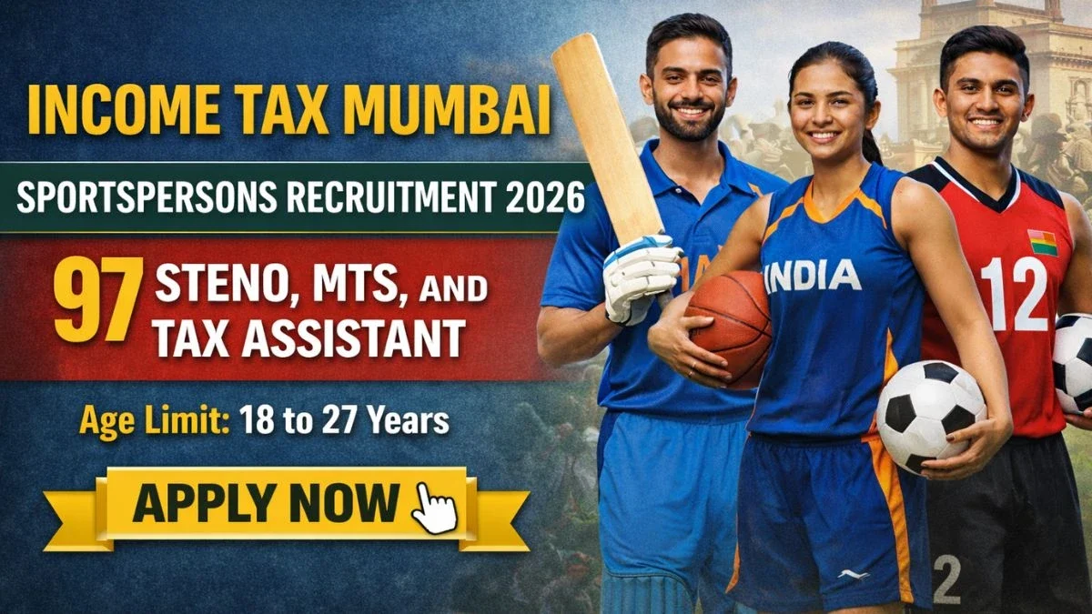 Income Tax Dept Mumbai Recruitment 2026