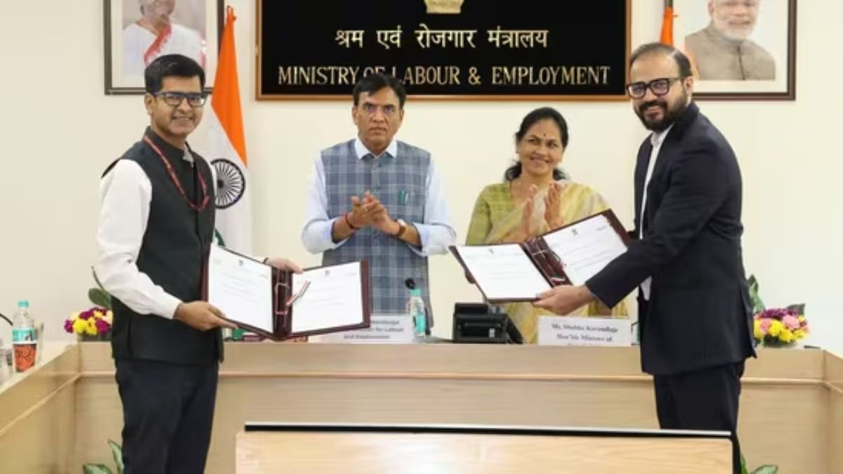 Labour ministry signs MoUs with Porter and Gigin to expand job opportunities - India News