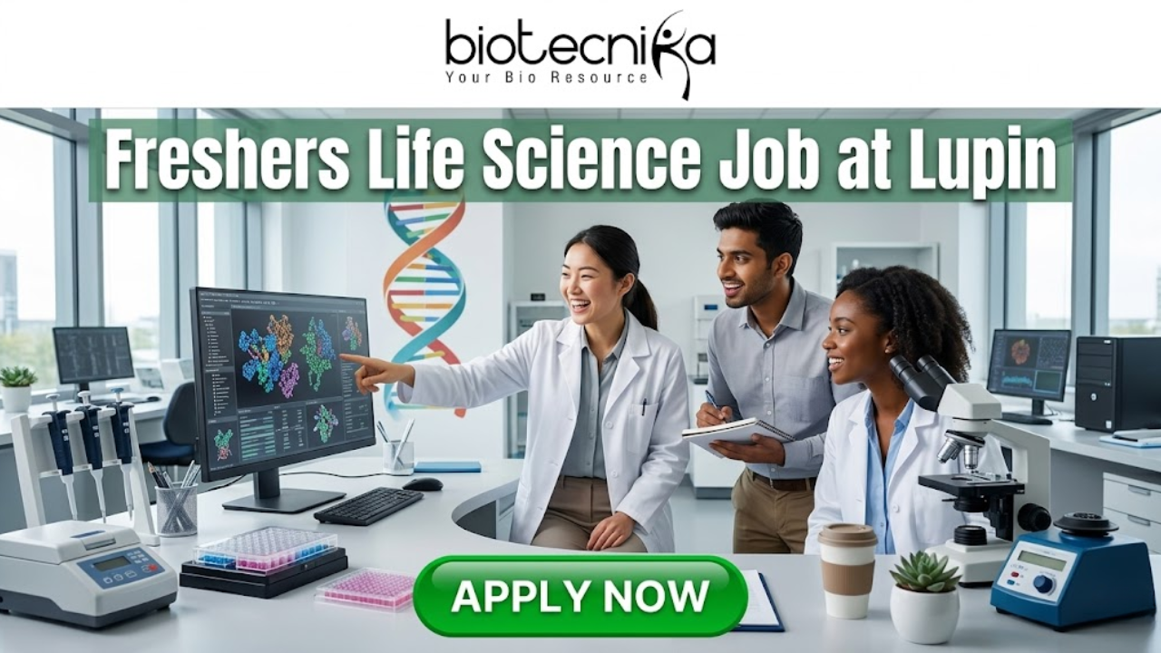 Latest Life Science Job at Lupin