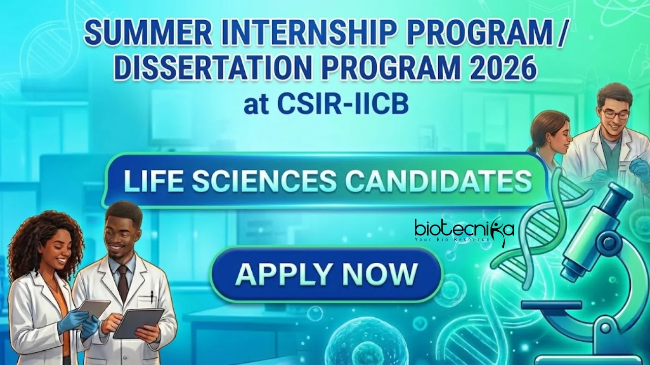 Life Science Internship at CSIR-IICB