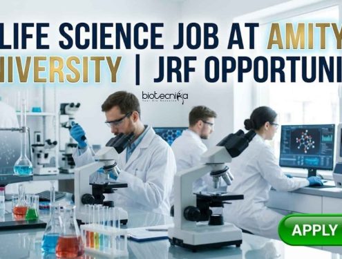 Life Science Job at Amity University