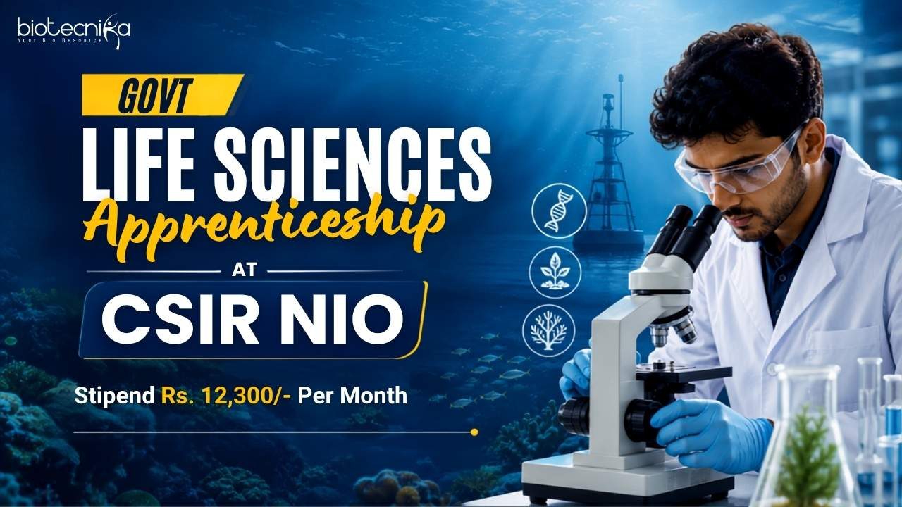 Life Sciences Apprenticeship | CSIR-NIO Recruitment