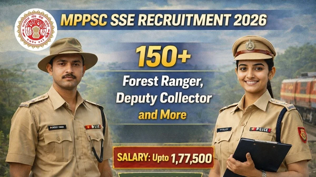MPPSC SSE Recruitment 2026 - Apply Online for 191 Posts