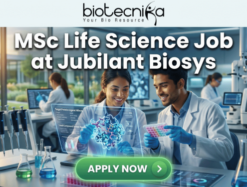MSc Life Science Job Opening at Jubilant Biosys