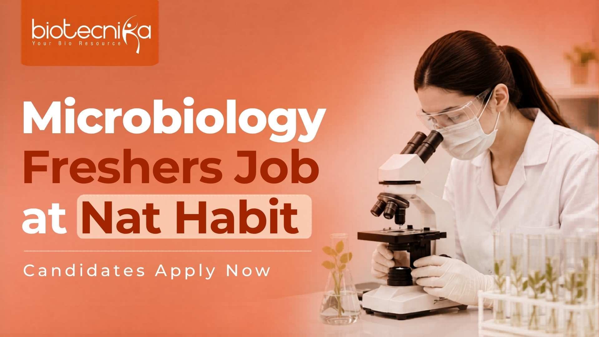 Microbiology Freshers Job at Nat Habit