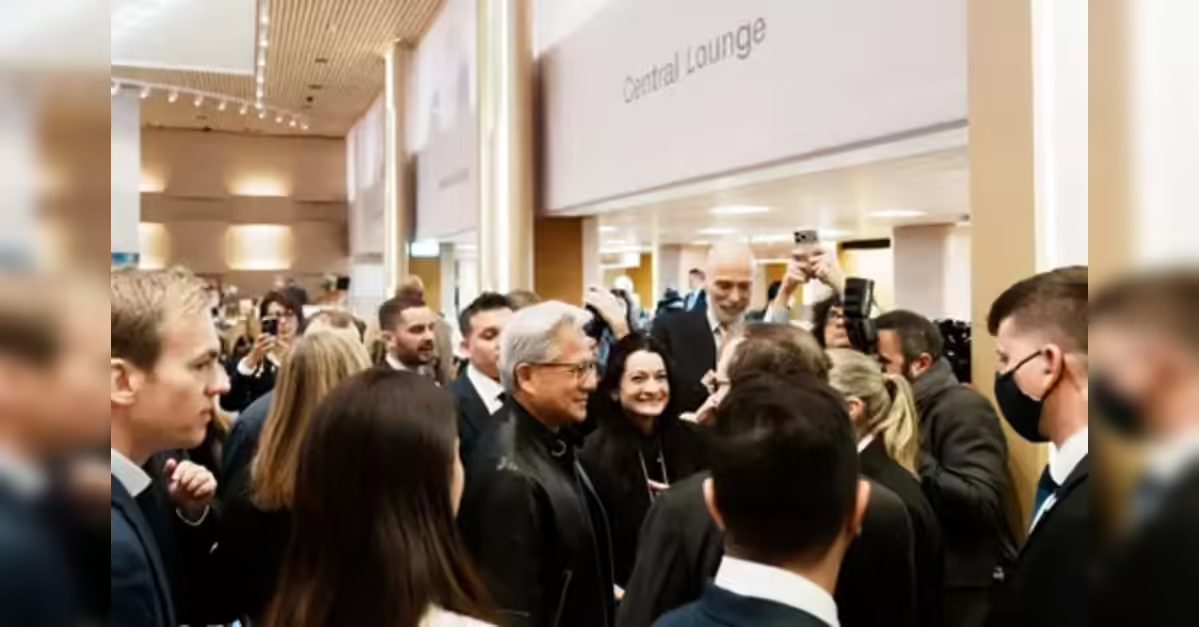 Nvidia CEO Jensen Huang at Davos, ETHRWorld