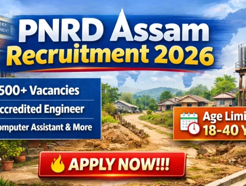 PNRD Assam Recruitment 2026 - Apply Online for 1508 Accredited Engineer, Computer Assistant and More Posts