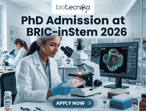 PhD Admission at BRIC-inStem 2026