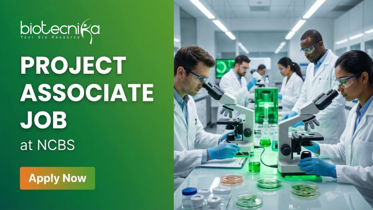 Project Associate Job at NCBS