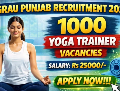 Punjab Yoga Trainer Recruitment 2026