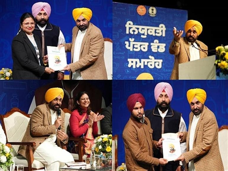 Punjab provides over 61,000 govt jobs to youth in 4 years under CM Mann