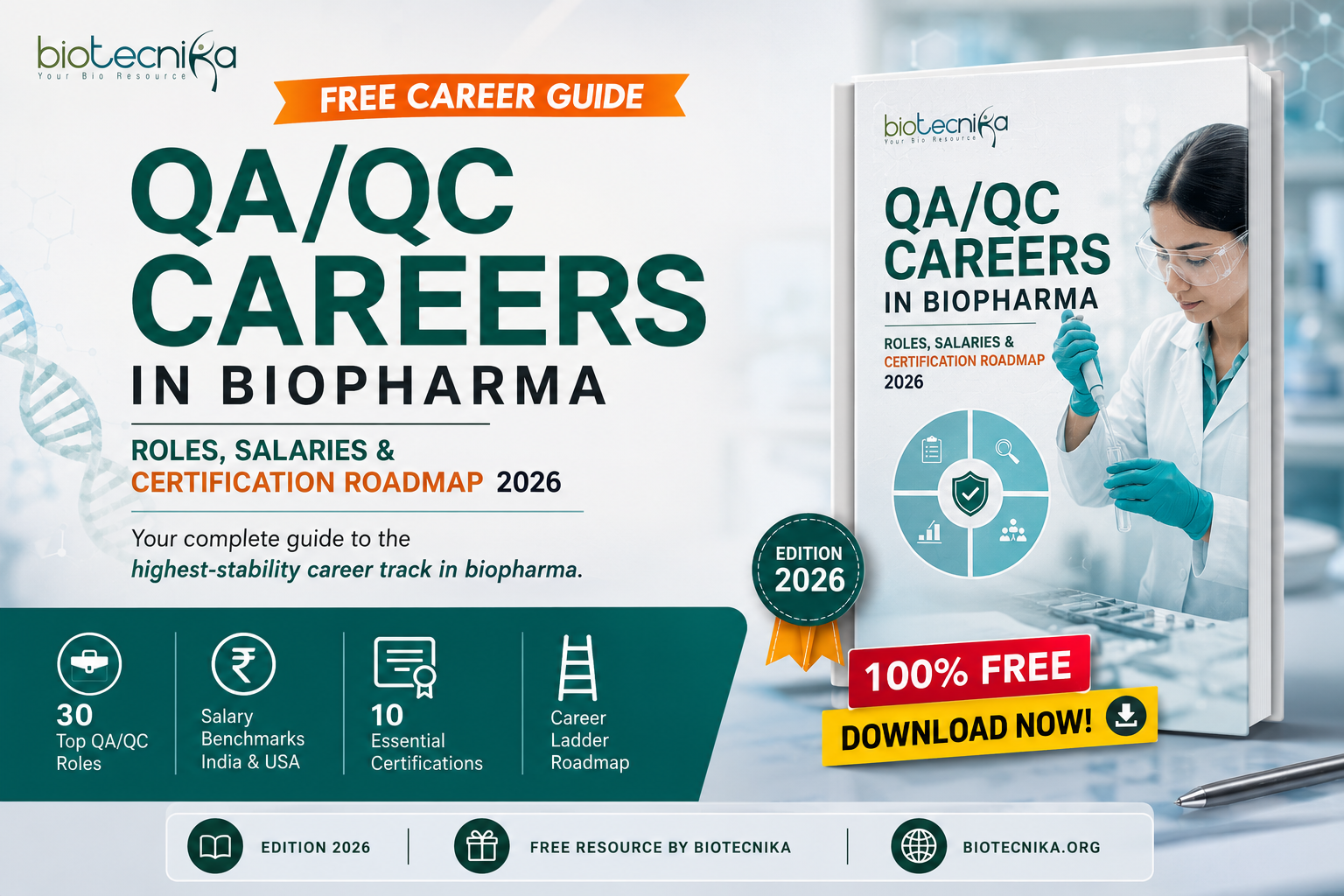 QA/QC Careers in Biopharma 2026 Roles & Salary Guide