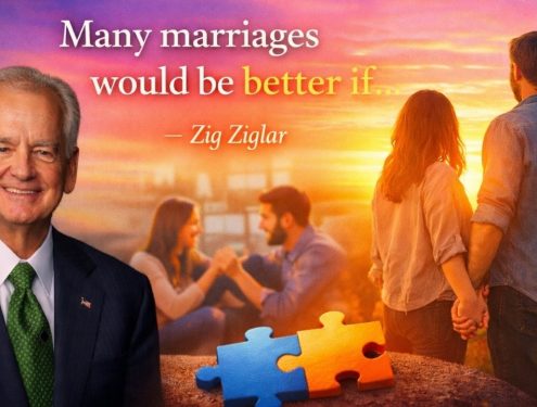 Quote of the Day by Zig Ziglar, "Many marriages would be better if....."