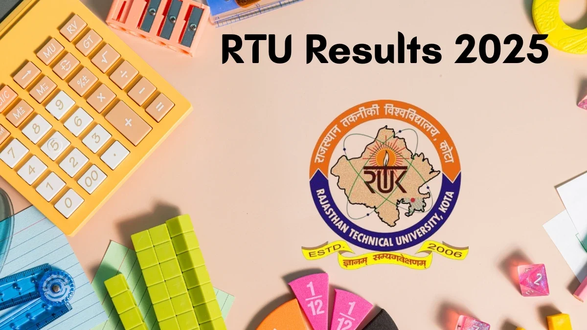 RTU Result 2025 Out at rtu.ac.in Direct Link to Download Odd semester Result
