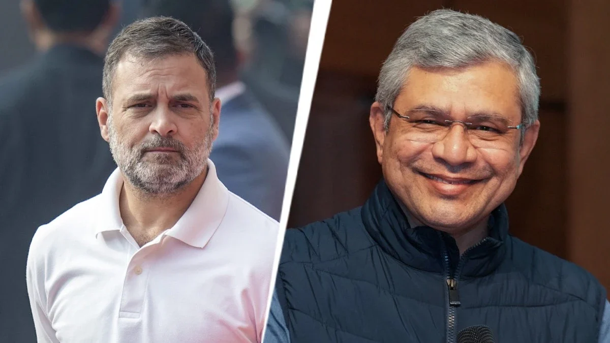 Rahul Gandhi praises Foxconn ramp-up at women led iPhone plant in Bengaluru, Karnataka, Ashwini Vaishnaw says thank you for acknowledging PM Modi vision