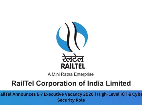 RailTel Announces E-7 Executive Vacancy 2026