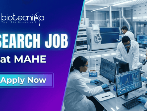 Research Job at MAHE | Life Sciences