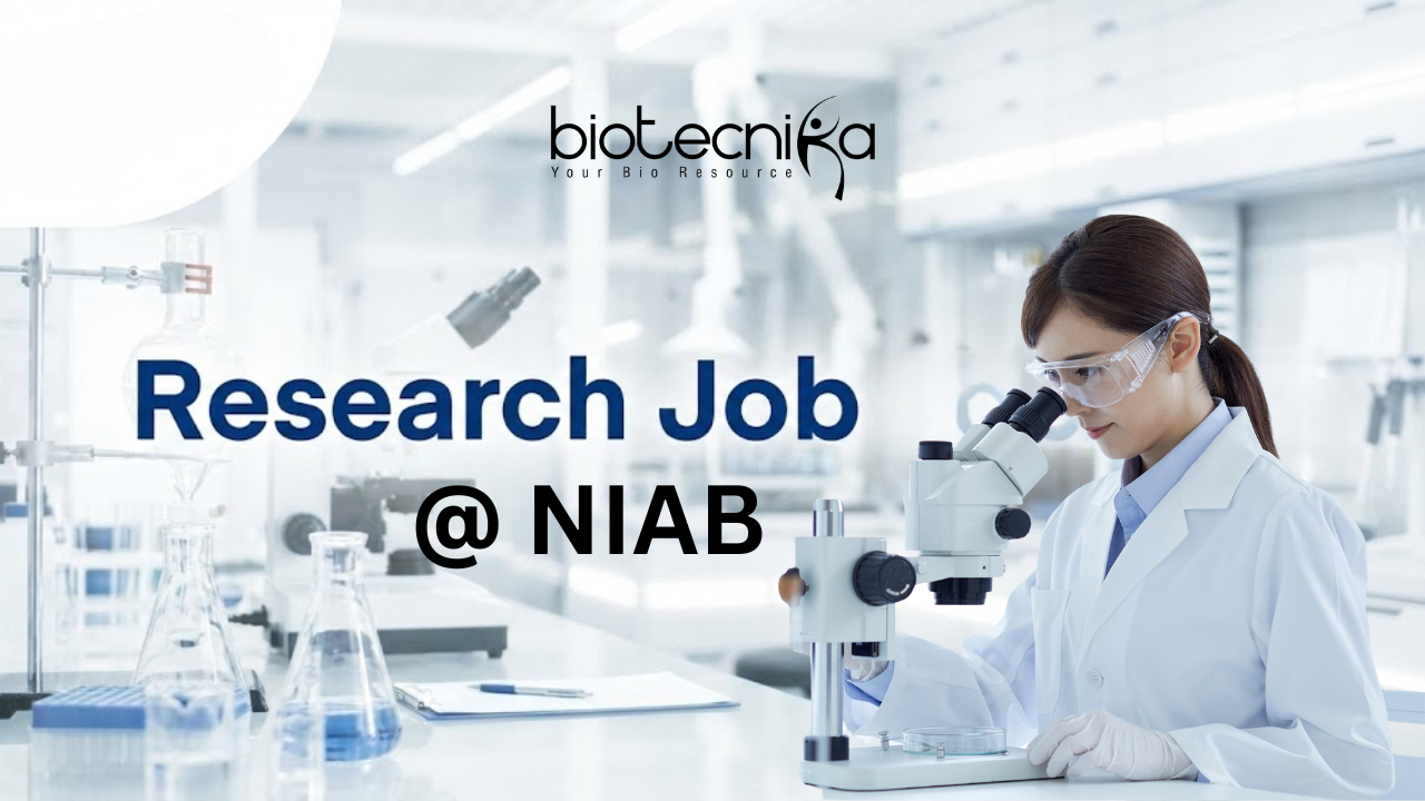 Research Job at NIAB | Biomedical & Life Sciences