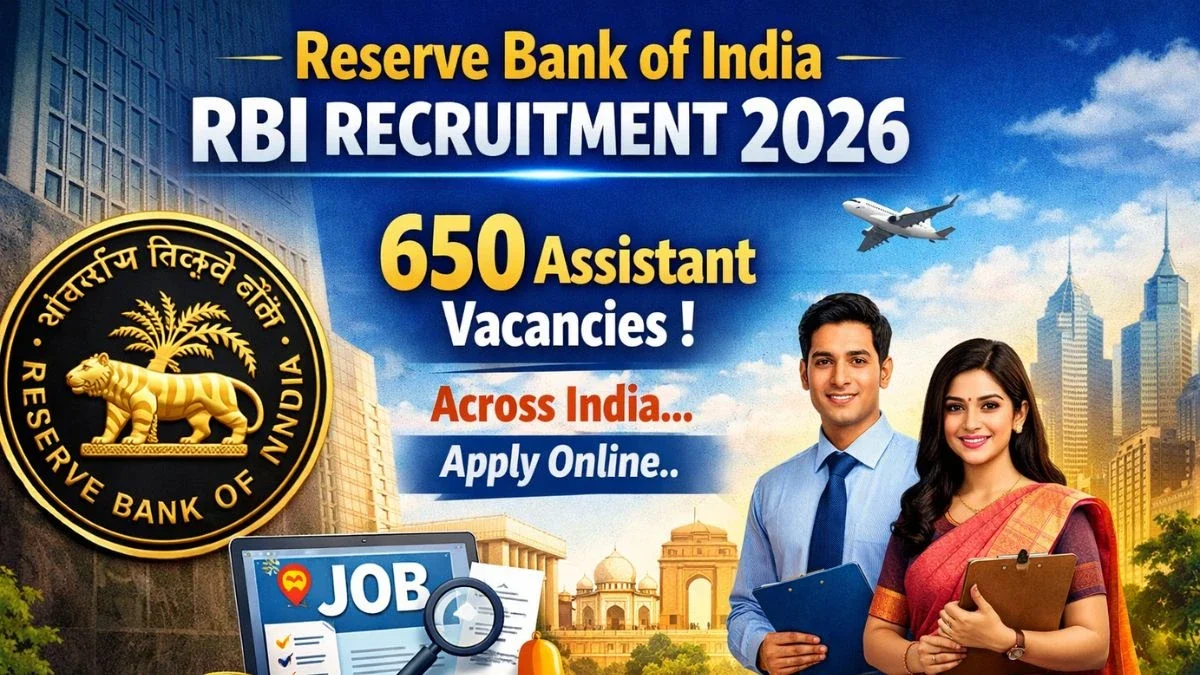 Reserve Bank of India RBI Assistant Recruitment 2026
