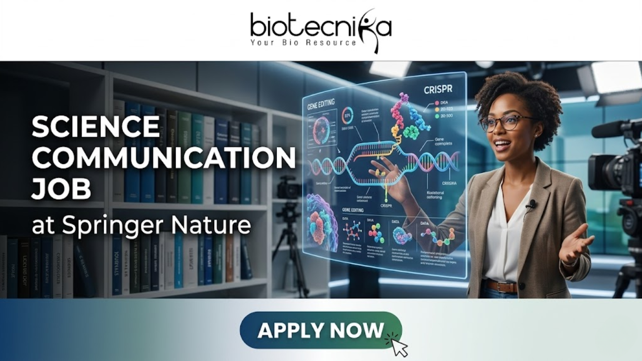 Science Communication Job at Springer Nature