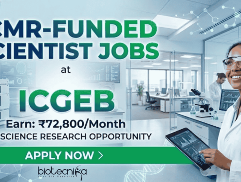 Scientist Jobs | ICMR Life Science Research