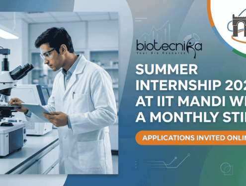 Summer Internship 2026 at IIT Mandi