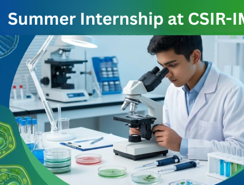 Summer Internship at CSIR-IMMT | Life Science
