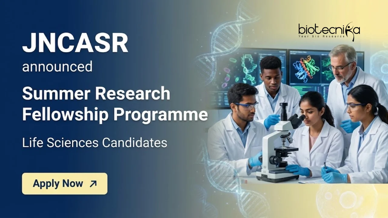 Summer Research Fellowship Programme at JNCASR