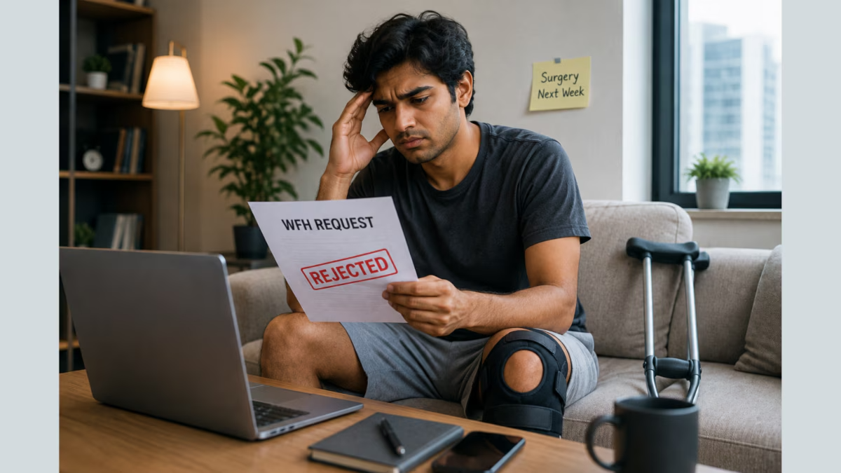 Techie Asks For WFH After Knee Surgery While Serving Notice, HR Refuses Request: ‘Is This Even Legal?’ | Viral News