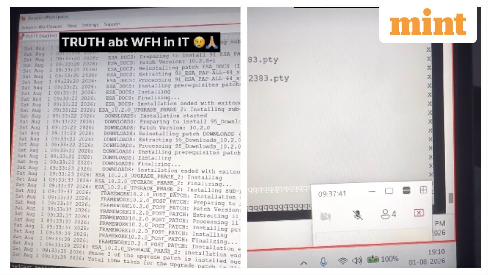 'Working in IT is not easy': Noida man shares video of 9-hour Saturday meeting, internet relates